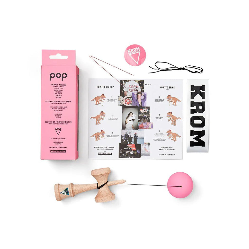 Kendama KROM POP RUBBER PINK - Kendama RO